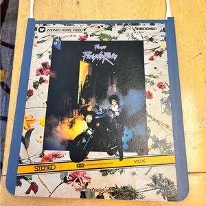 Vintage Prince Purple Rain Videodisc Case only - no disc